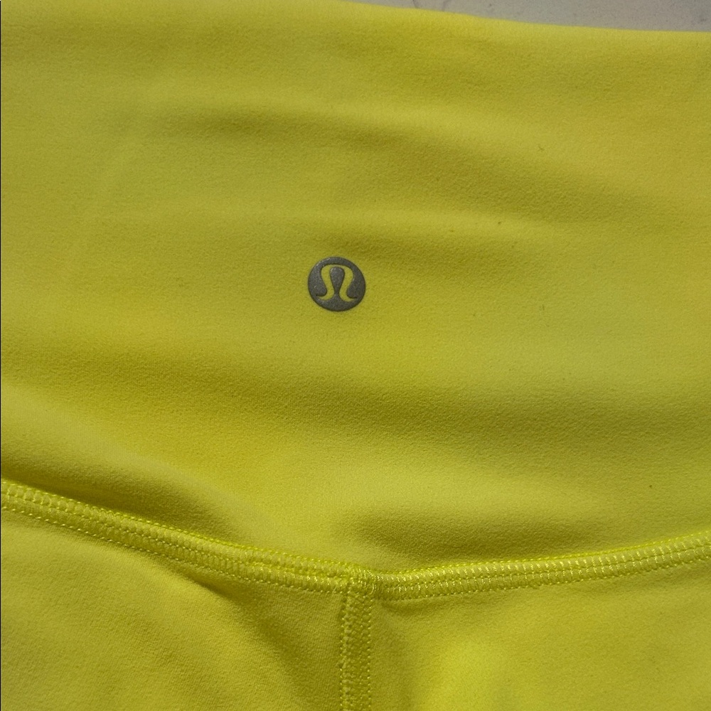 lululemon athletica Bright Yellow Athletic Shorts